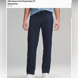 *NEW* Lululemon ABC classic fit pant 30” L * Warpstreme